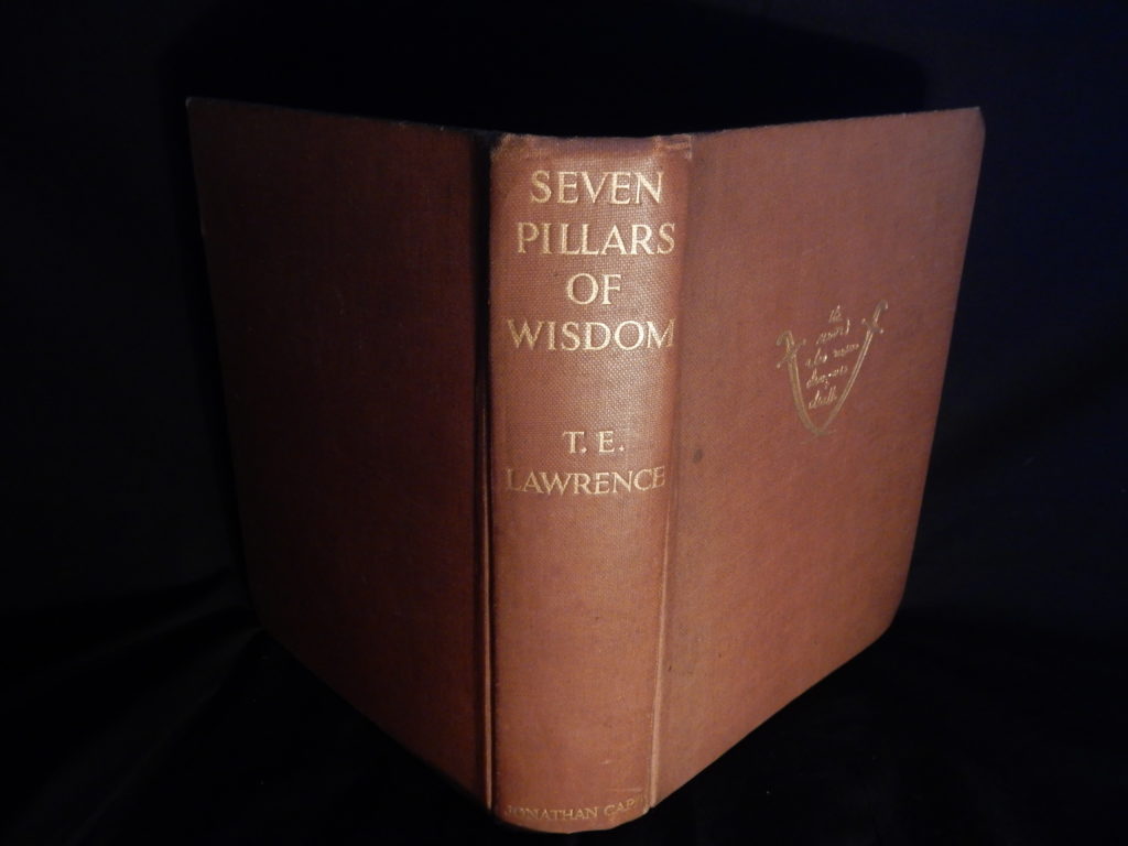 First edition, Seven Pillars of Wisdom by T. E. Lawrence. – Hayward